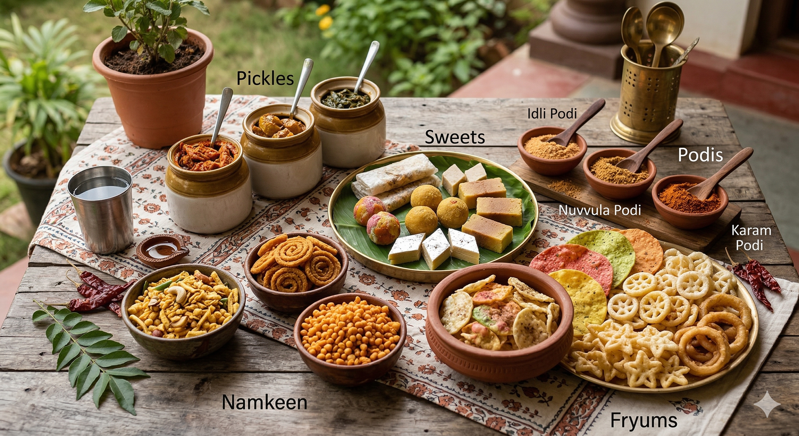 Authentic Andhra Homemade Pickles and Food